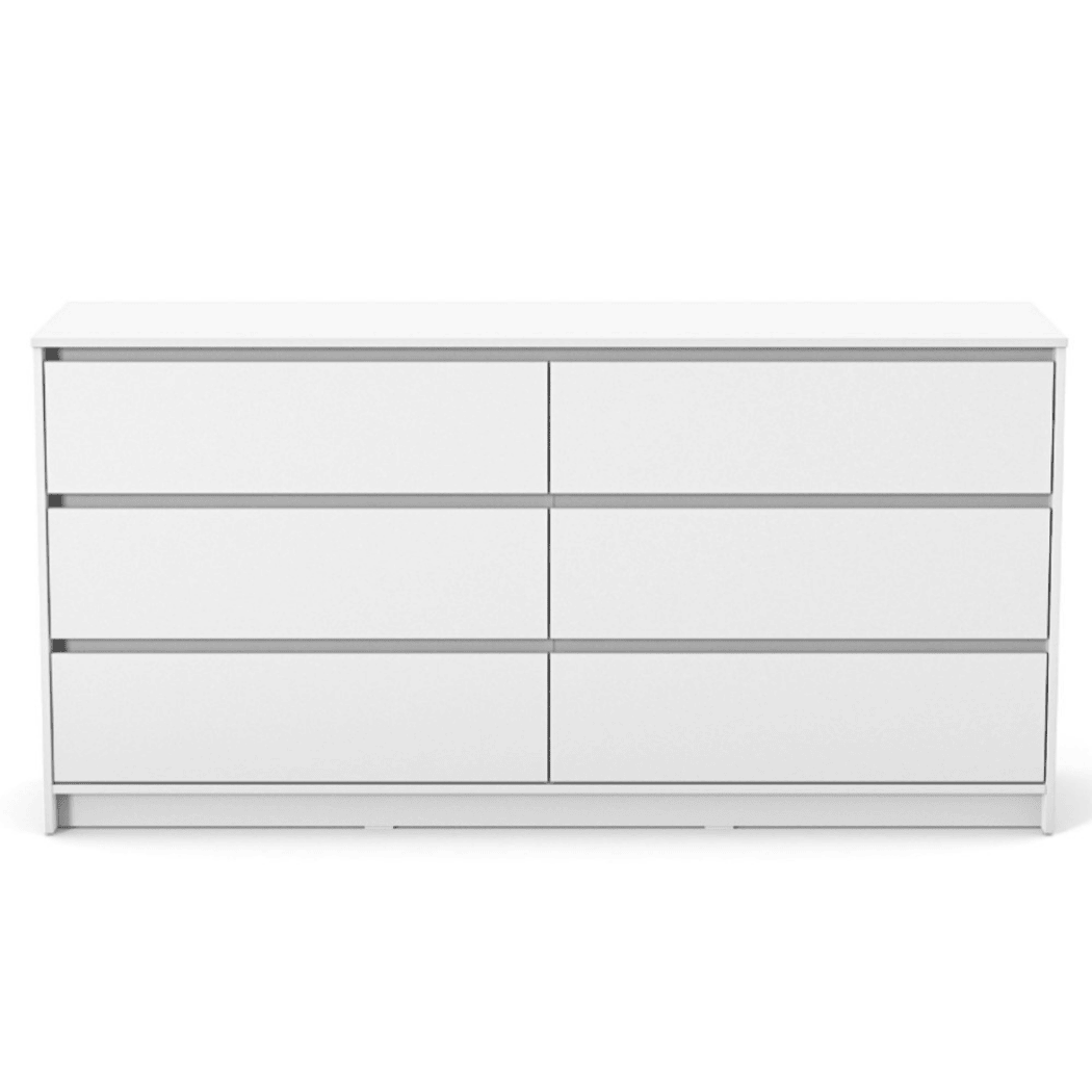 Dětská komoda Lovitto Gekko Kids, 175x51x87cm, Bílá